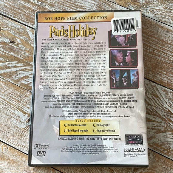 3/$15 u pick dvds📀or 1 for $9~ Paris Holiday - Picture 2 of 6